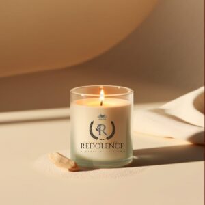 Sandalwood Calm White Scented Candle