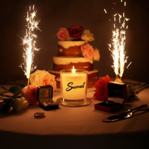 Personalized candles 1