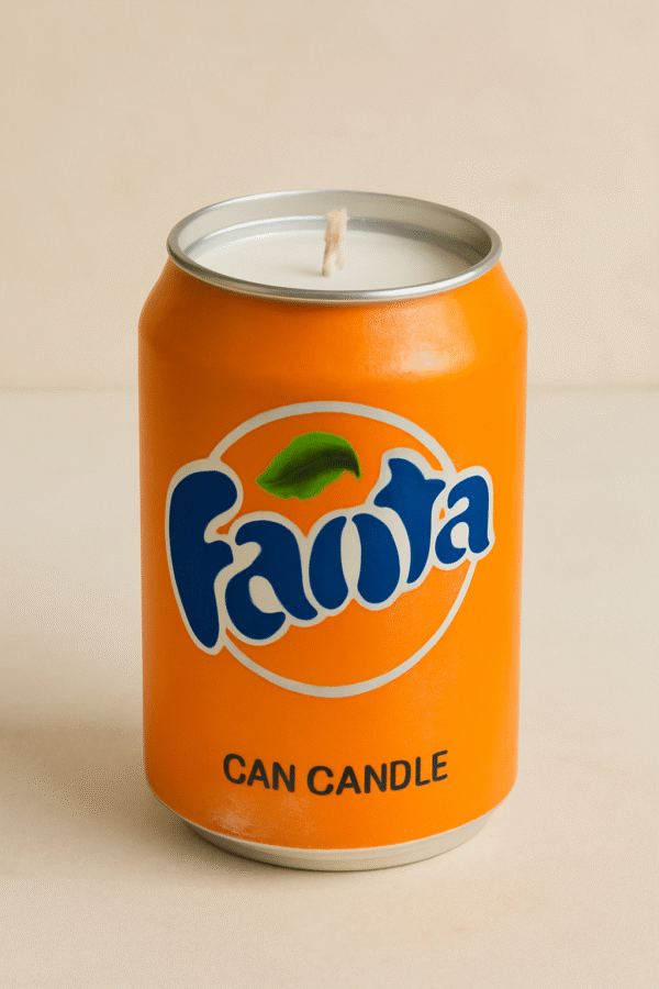 fanta can candle