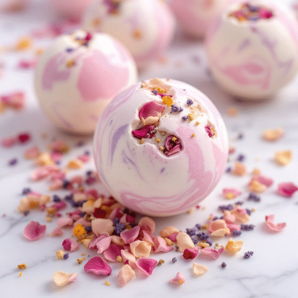 Flower Petal Bath bombs